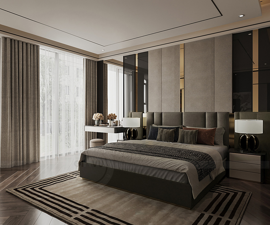 thiết kế nhà phố 5 tầng hiện đại diện tích 100m2 24