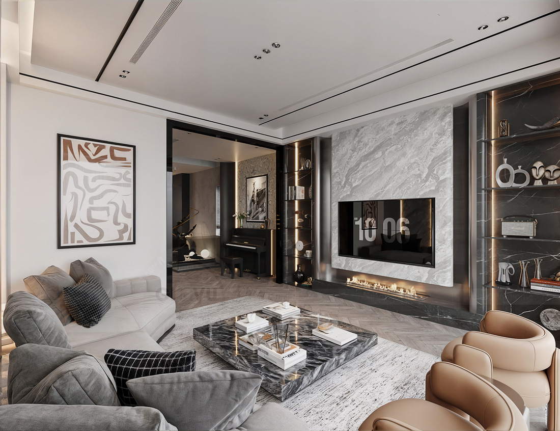 thiết kế nhà phố 5 tầng hiện đại diện tích 100m2 34