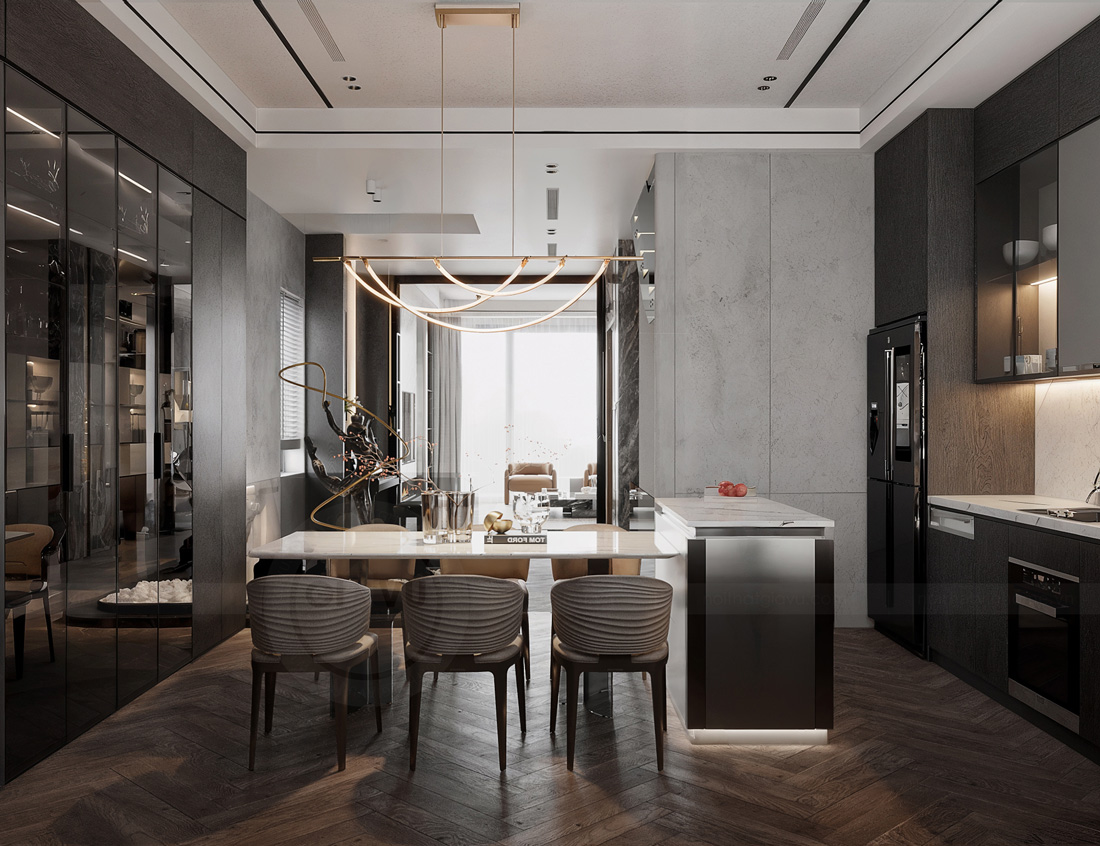thiết kế nhà phố 5 tầng hiện đại diện tích 100m2 38