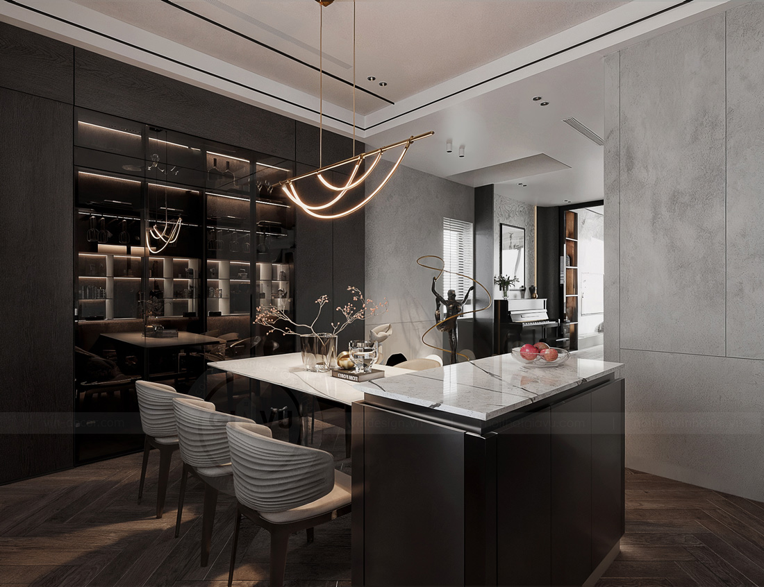 thiết kế nhà phố 5 tầng hiện đại diện tích 100m2 39