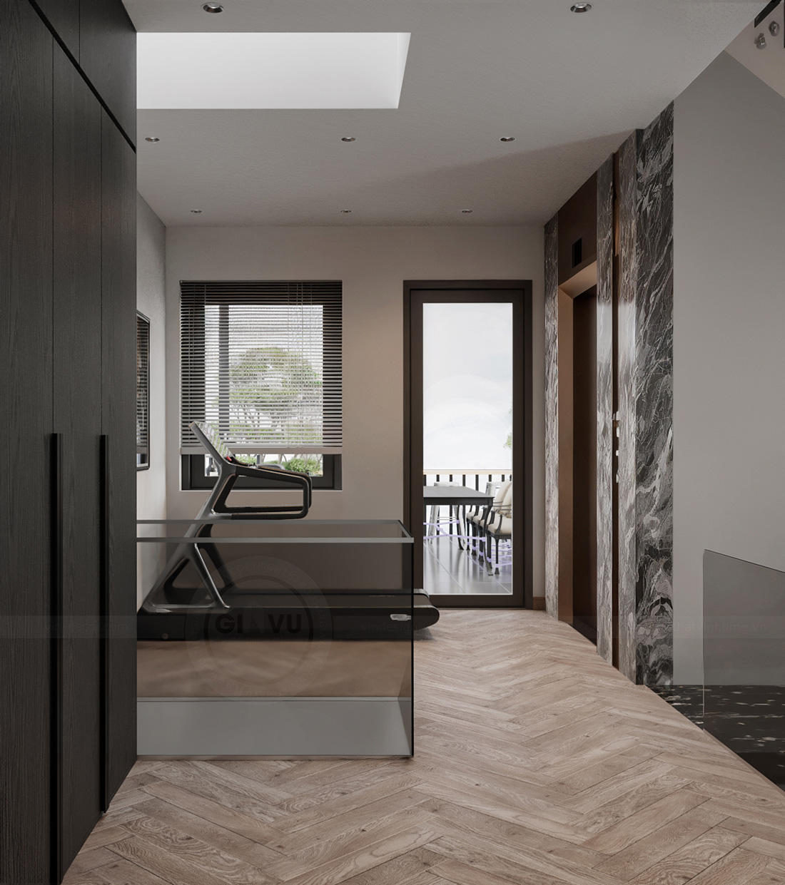 thiết kế nhà phố 5 tầng hiện đại diện tích 100m2 46