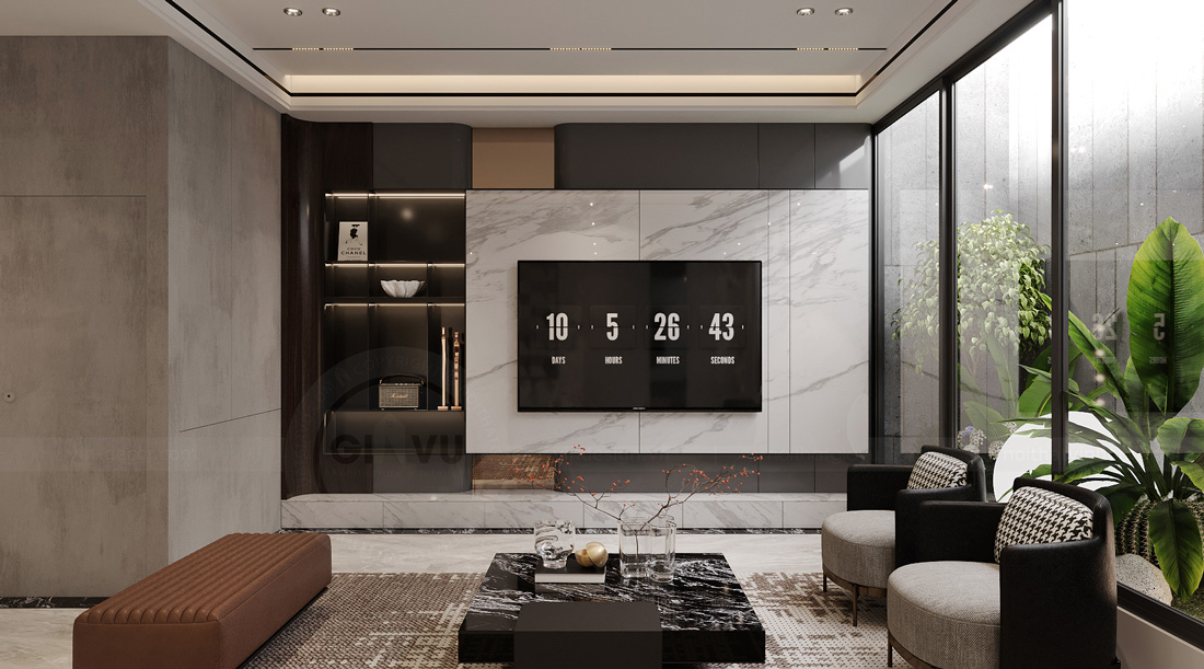 thiết kế nhà phố 5 tầng hiện đại diện tích 100m2 6