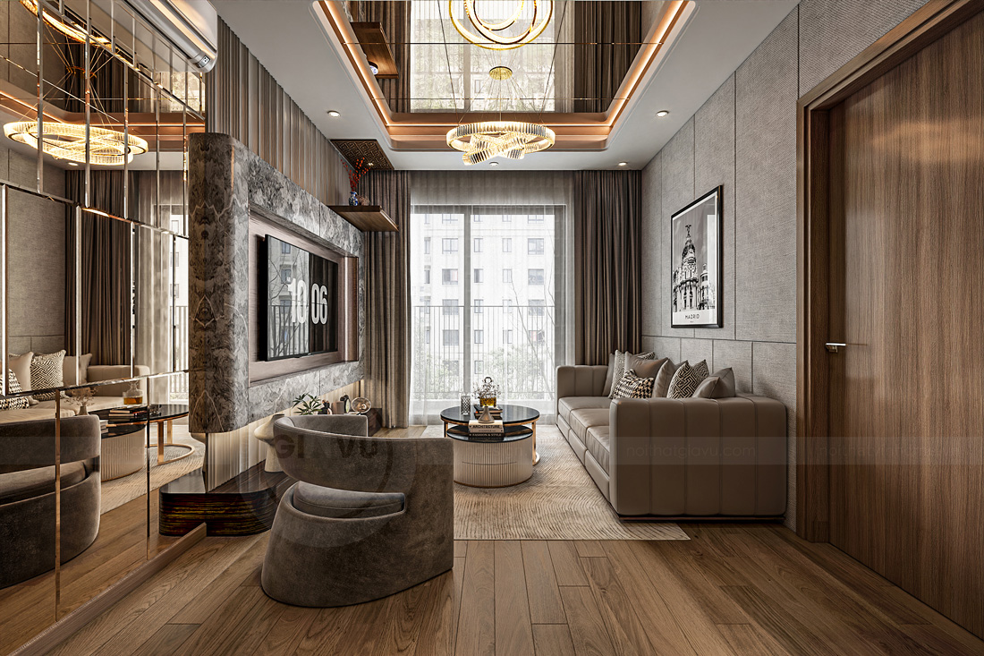 thiết kế nội thất căn hộ The Canopy Residences 3Pn 65m2 3
