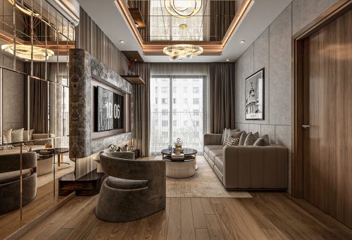 Thiết Kế Nội Thất Căn Hộ The Canopy Residences 3PN 65m2
