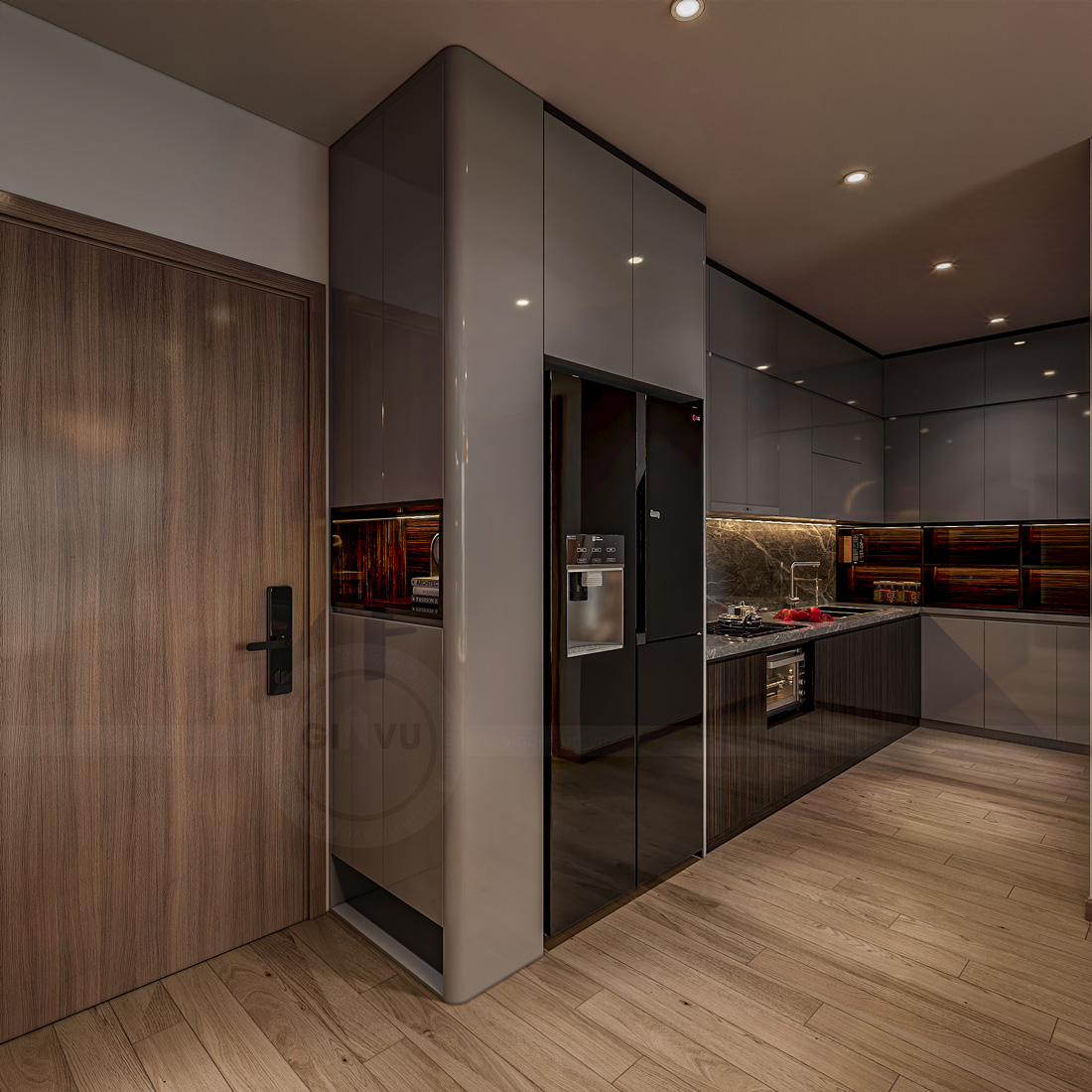 thiết kế nội thất căn hộ The Canopy Residences 3Pn 65m2 7