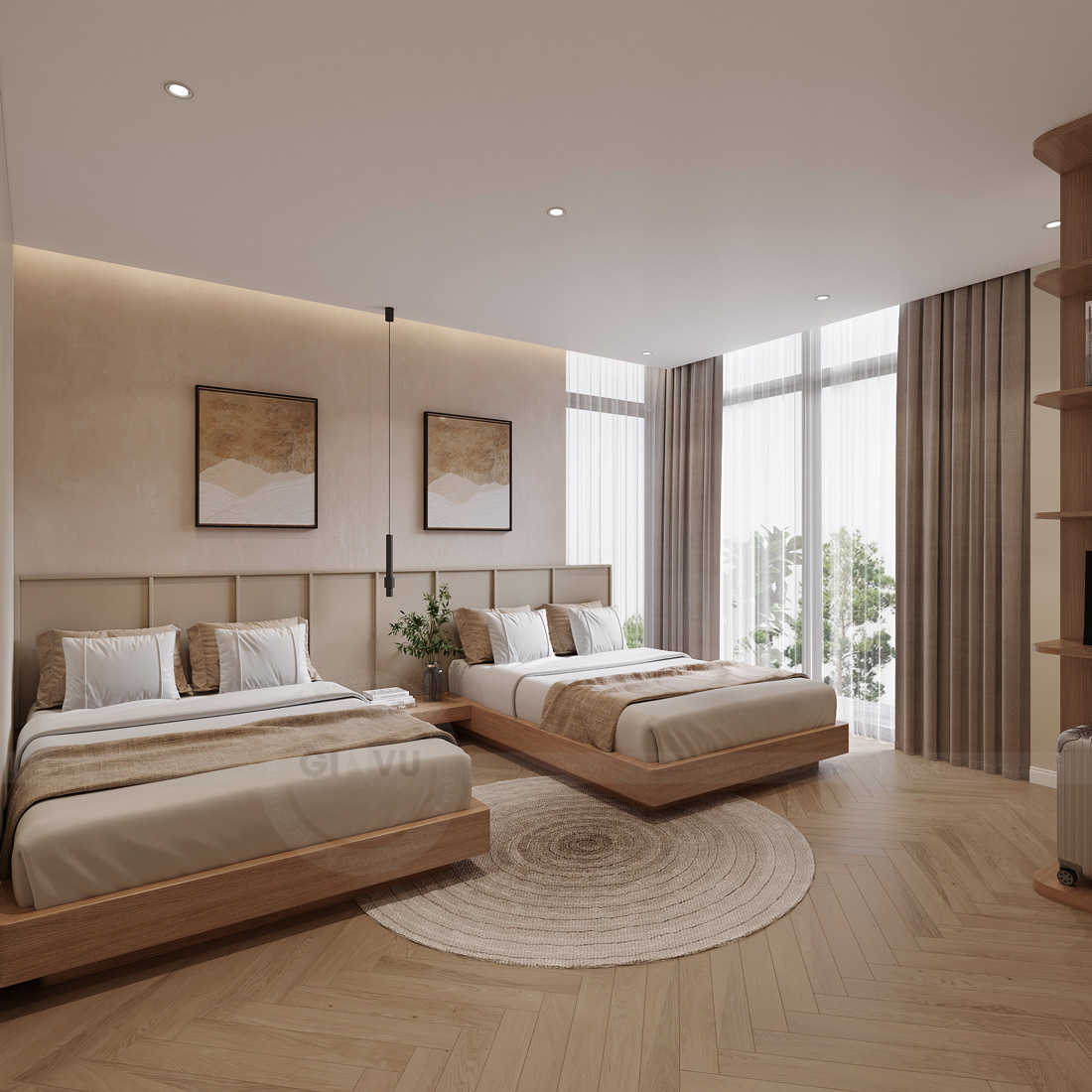 thiết kế thi công biệt thự legacy Hill 24