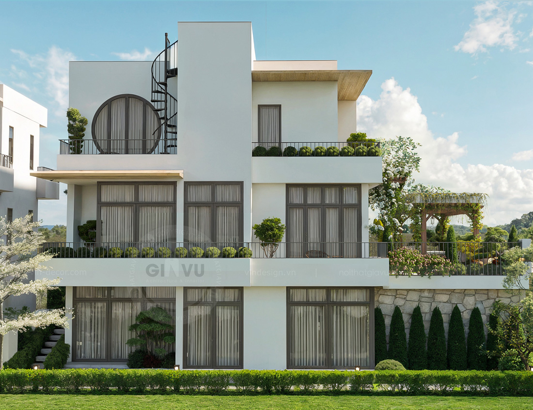 thiết kế thi công biệt thự legacy Hill 3