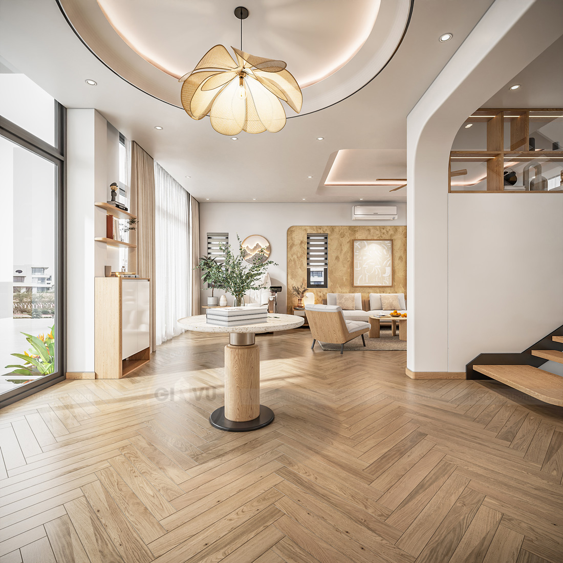 thiết kế thi công biệt thự legacy Hill 8