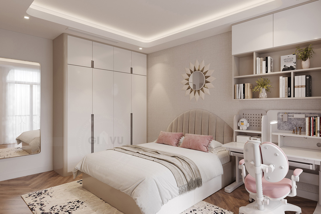 thiết kế nội thất biệt thự tứ lập Vinhomes Ocean Park - A Kiên 18