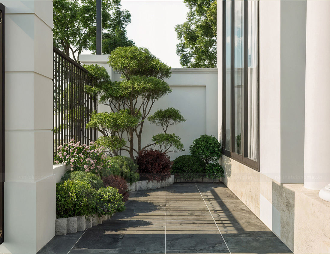thiết kế nội thất biệt thự tứ lập Vinhomes Ocean Park - A Kiên 2