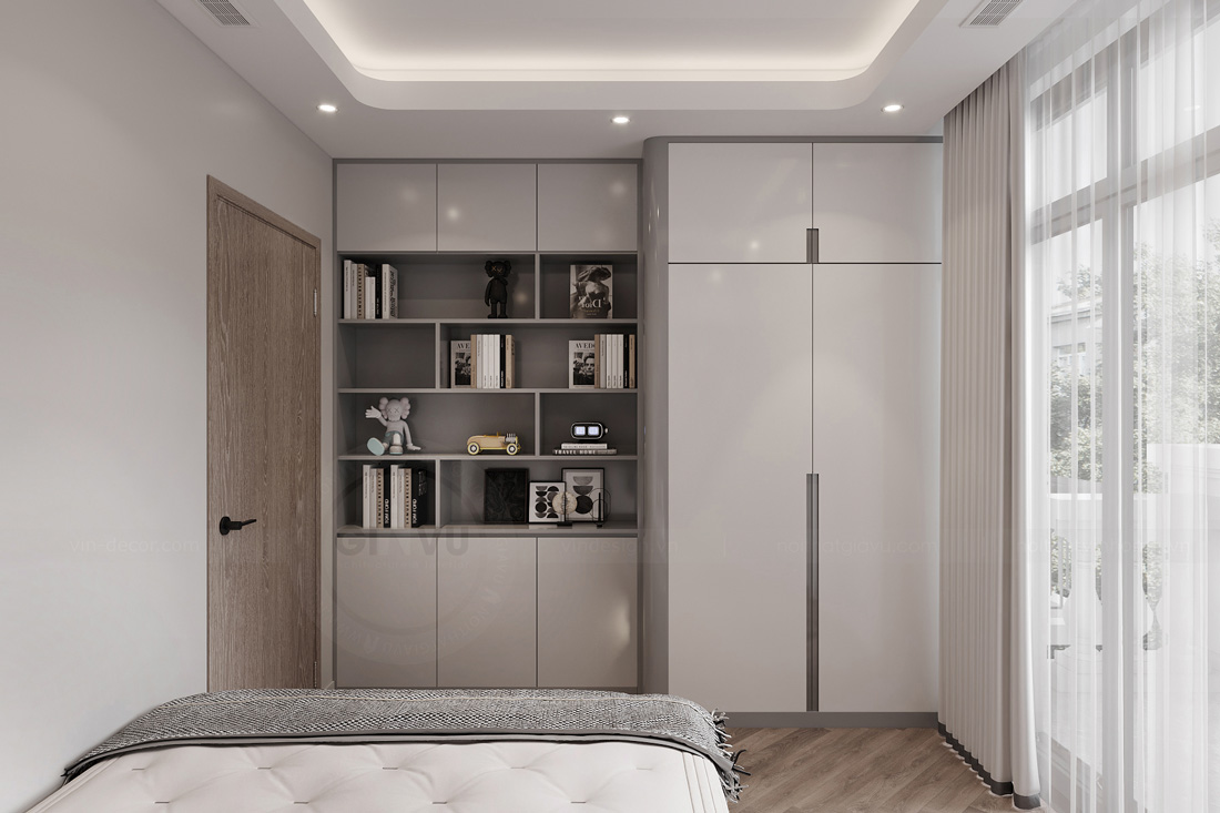 thiết kế nội thất biệt thự tứ lập Vinhomes Ocean Park - A Kiên 22