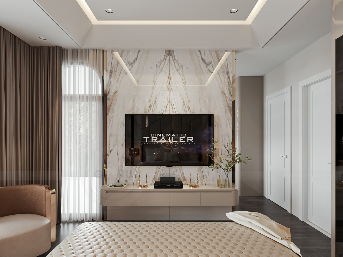 thiết kế thi công nội thất nhà phố 3 tầng nhà chị Thảo 16