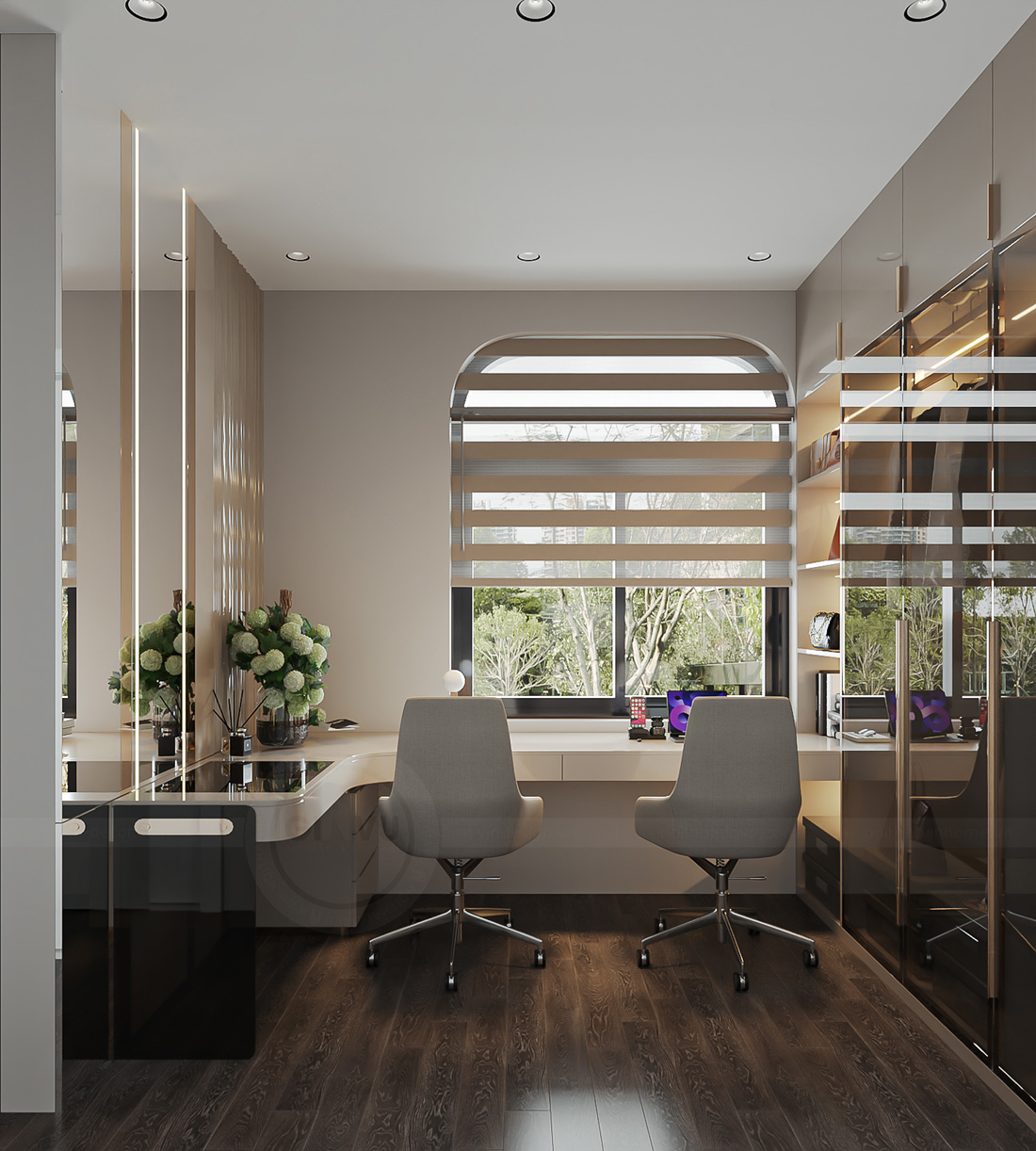 thiết kế thi công nội thất nhà phố 3 tầng nhà chị Thảo 18