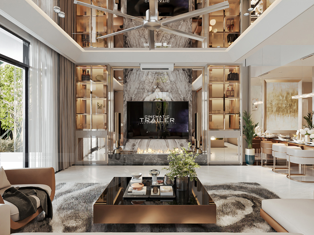 thiết kế thi công nội thất nhà phố 3 tầng nhà chị Thảo 3