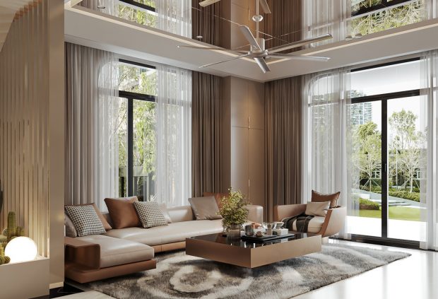 Thiết kế thi công nội thất nhà phố 3 tầng – Chị Thảo