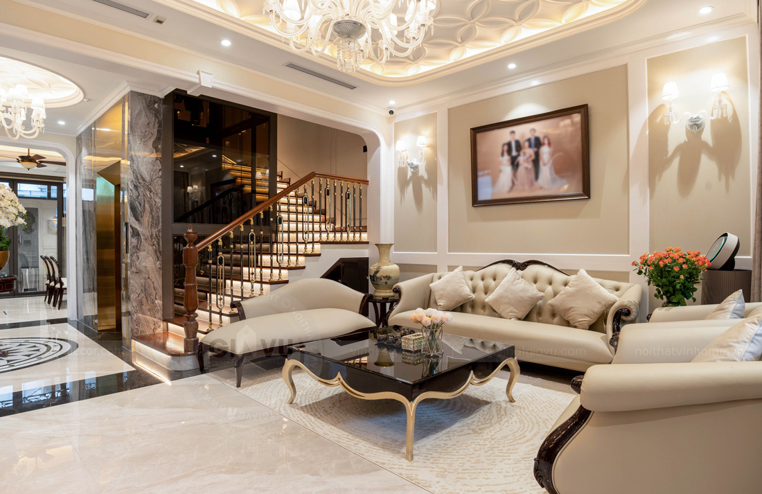 thi công hoàn thiện biệt thự An Vượng Villa nhà anh Phương 1