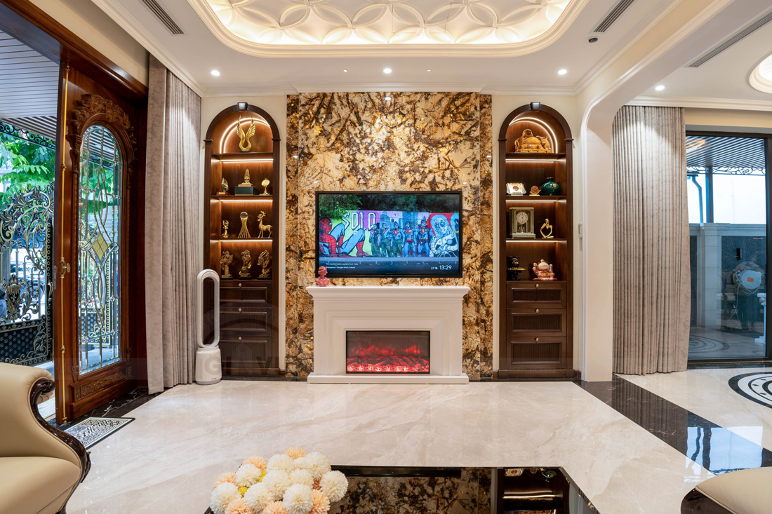 thi công hoàn thiện biệt thự An Vượng Villa nhà anh Phương 3