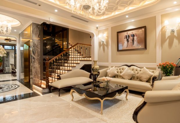 Thi công hoàn thiện biệt thự An Vượng Villa – Anh Phương