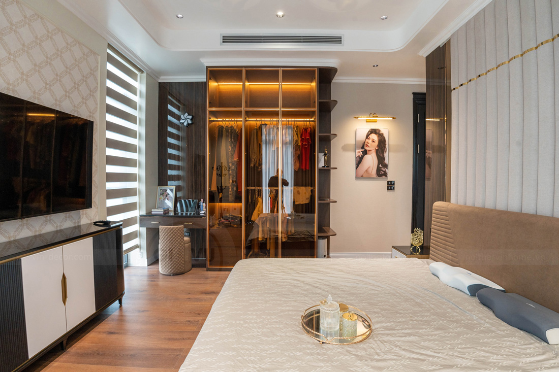 thi công nội thất cao cấp tại Thái Bình - Biệt thự 450m2 11