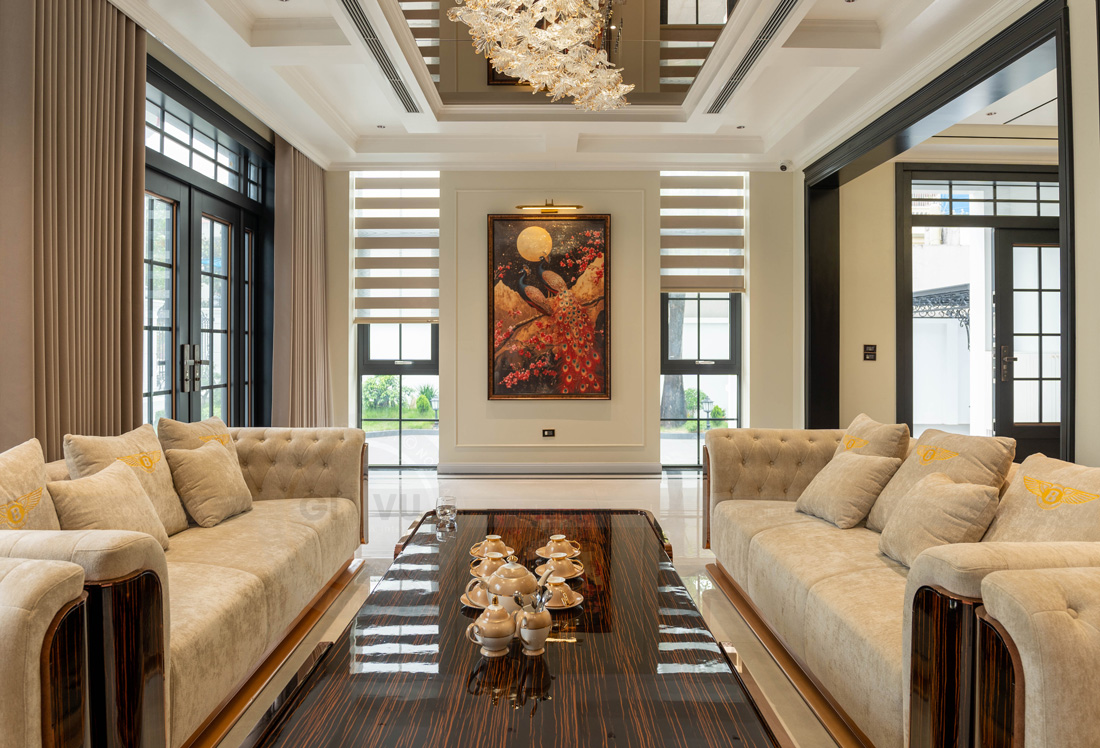 thi công nội thất cao cấp tại Thái Bình - Biệt thự 450m2 4