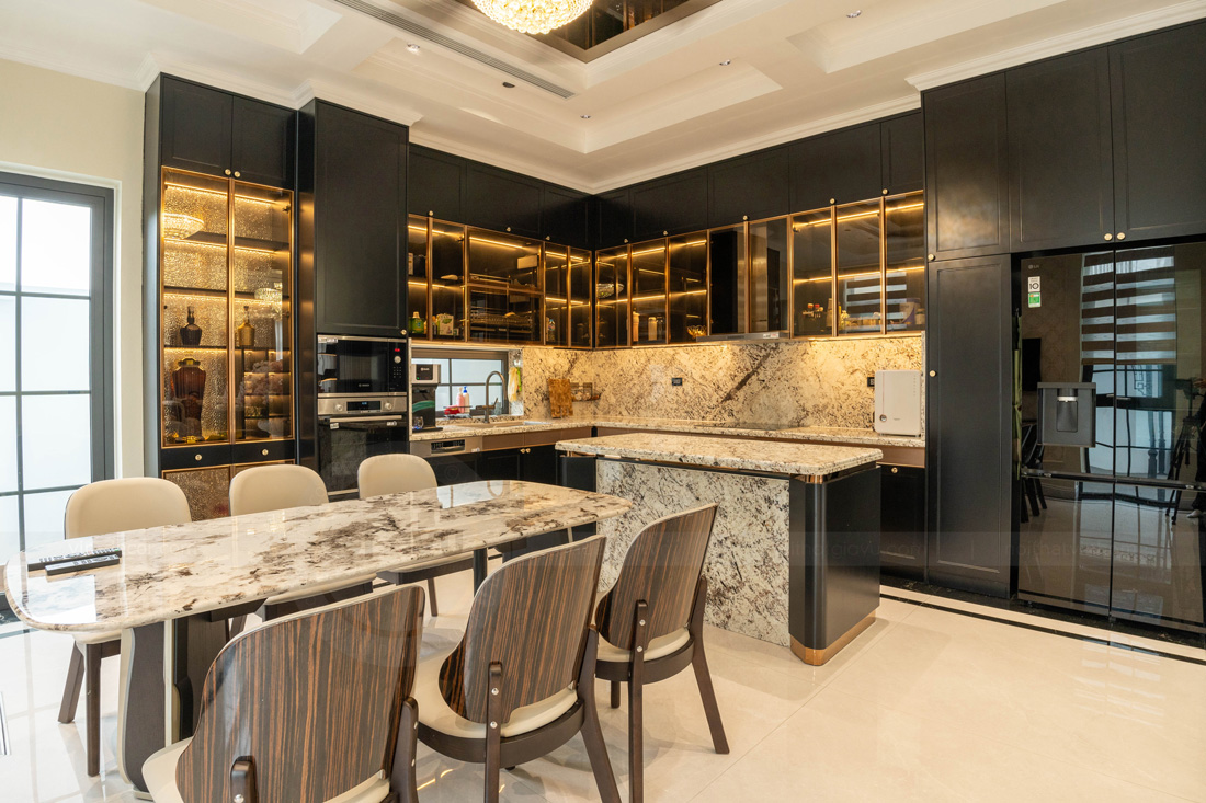 thi công nội thất cao cấp tại Thái Bình - Biệt thự 450m2 7