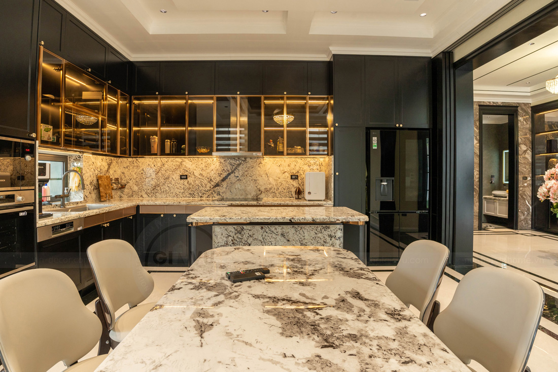 thi công nội thất cao cấp tại Thái Bình - Biệt thự 450m2 8