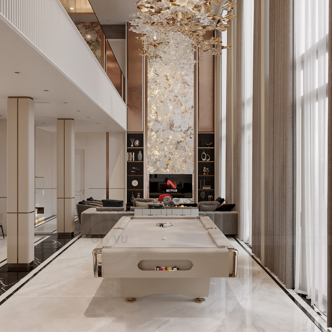 thiết kế nội thất biệt thự Legacy Hill nhà anh Hoàng 12