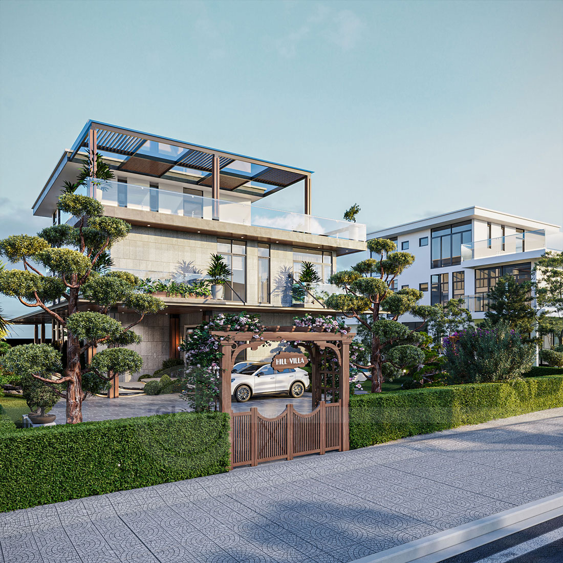 thiết kế nội thất biệt thự Legacy Hill nhà anh Hoàng 2