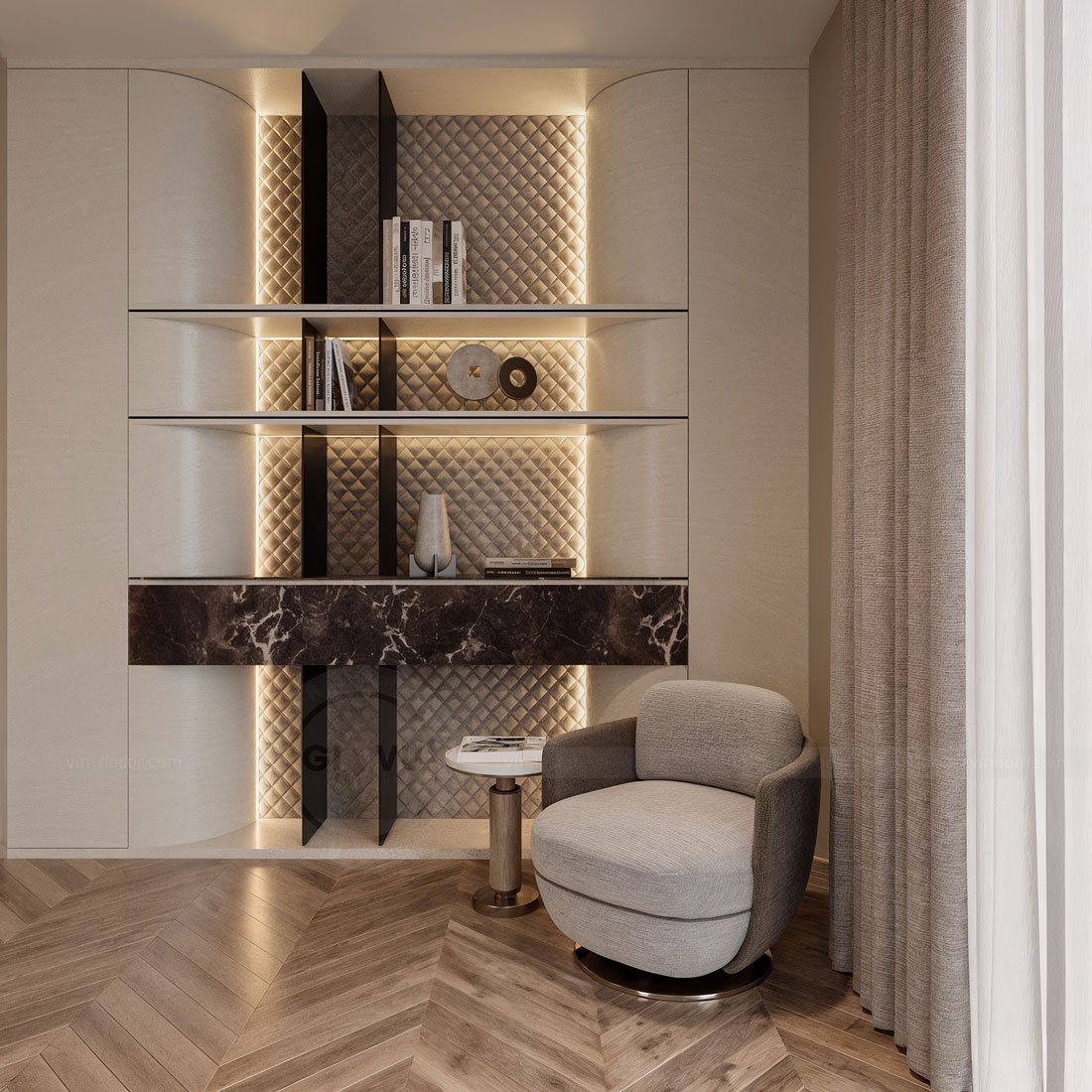 thiết kế nội thất biệt thự Legacy Hill nhà anh Hoàng 27