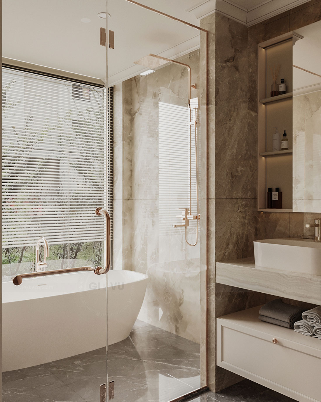 thiết kế nội thất biệt thự Legacy Hill nhà anh Hoàng 29