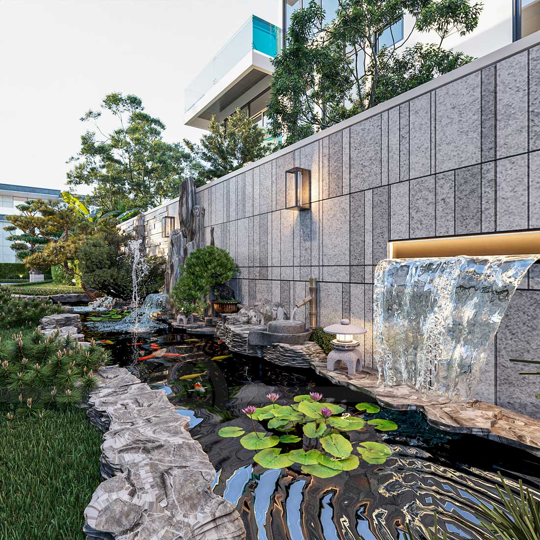 thiết kế nội thất biệt thự Legacy Hill nhà anh Hoàng 3