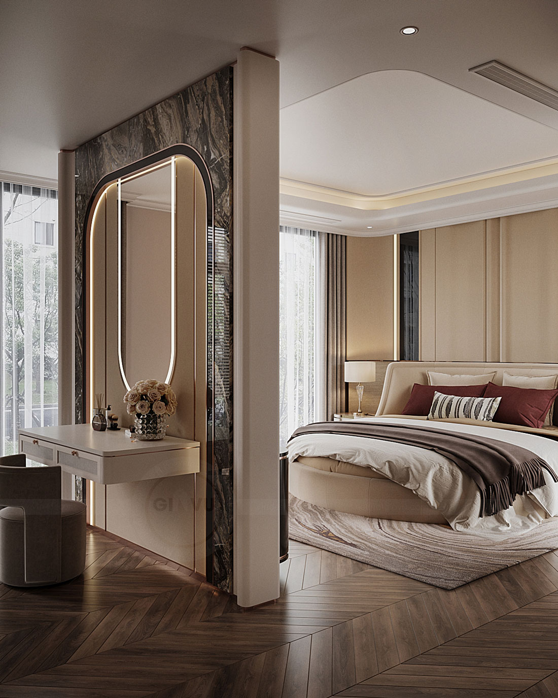 thiết kế nội thất biệt thự Legacy Hill nhà anh Hoàng 34