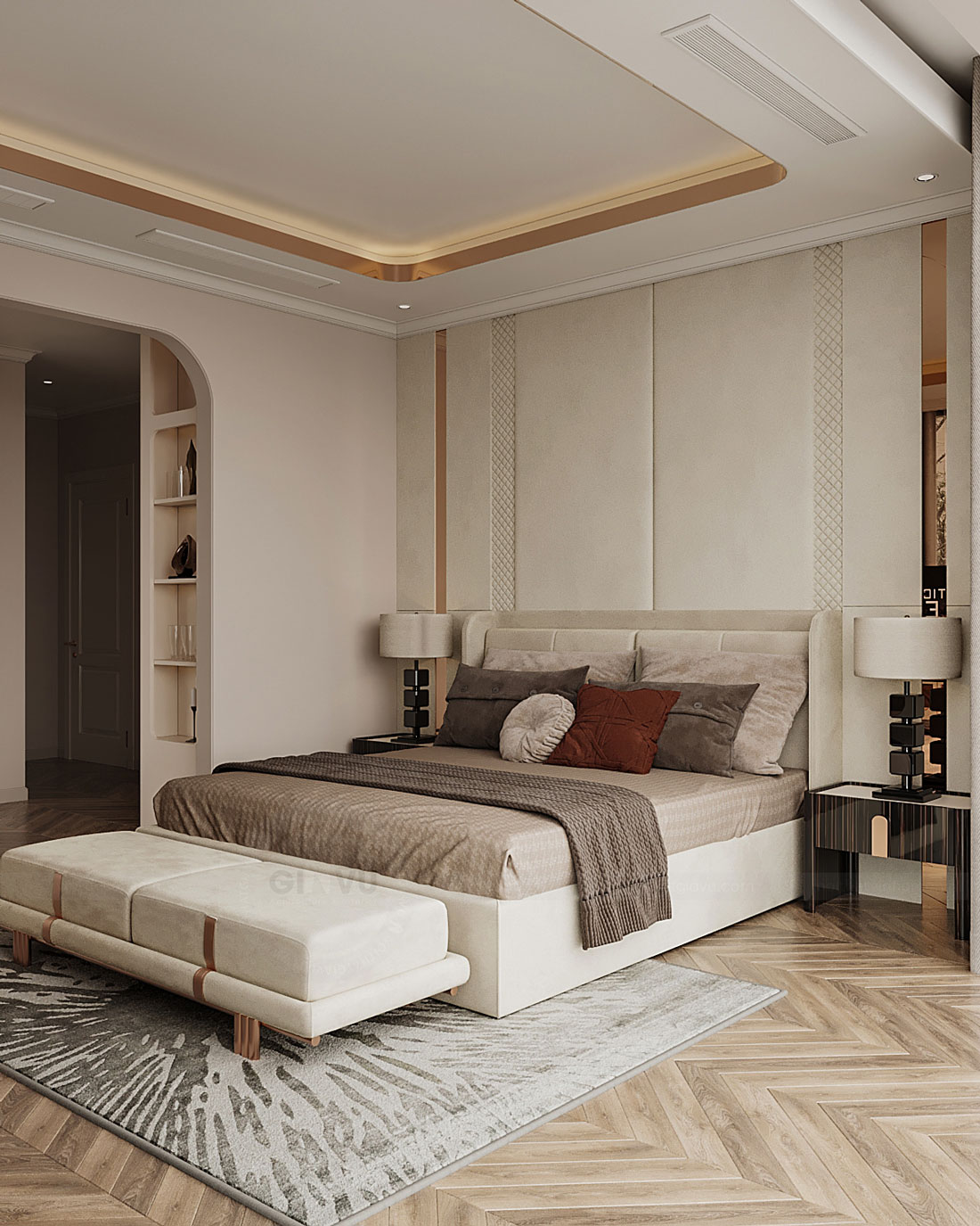 thiết kế nội thất biệt thự Legacy Hill nhà anh Hoàng 42