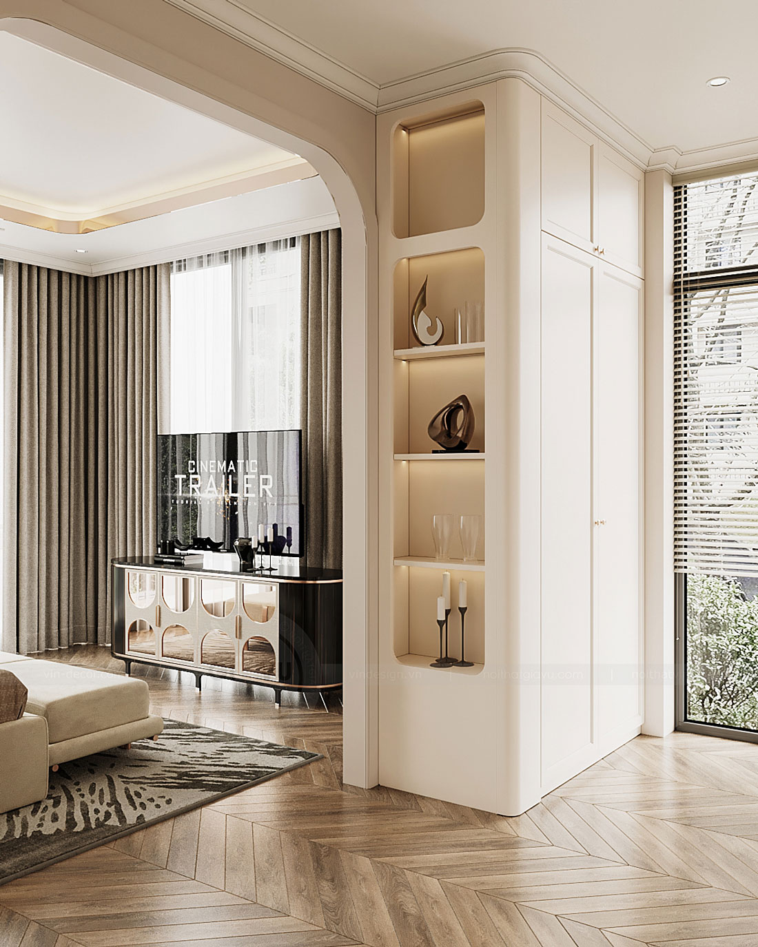 thiết kế nội thất biệt thự Legacy Hill nhà anh Hoàng 45