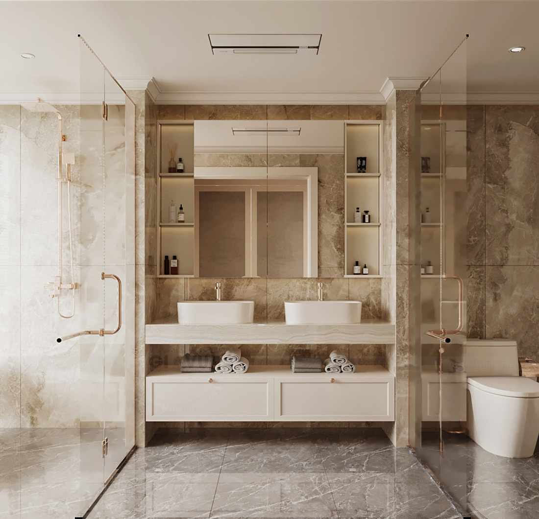 thiết kế nội thất biệt thự Legacy Hill nhà anh Hoàng 46