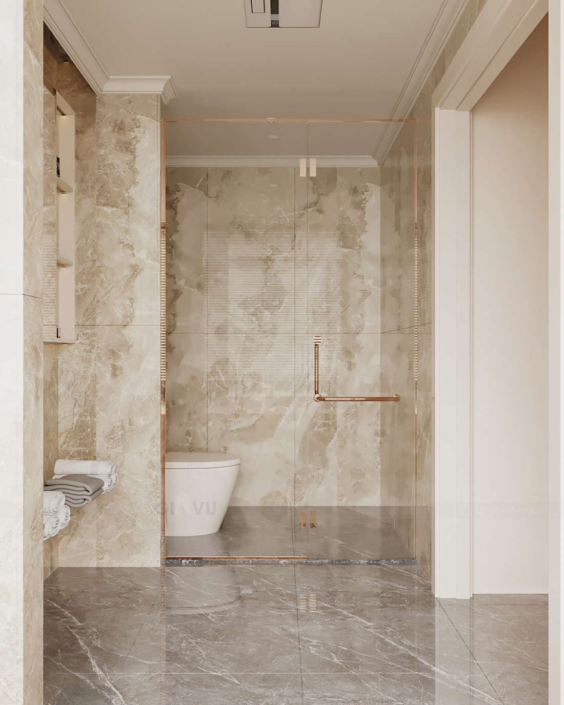 thiết kế nội thất biệt thự Legacy Hill nhà anh Hoàng 48