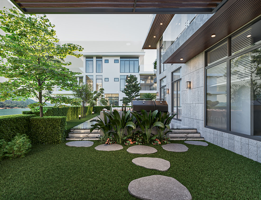 thiết kế nội thất biệt thự Legacy Hill nhà anh Hoàng 5