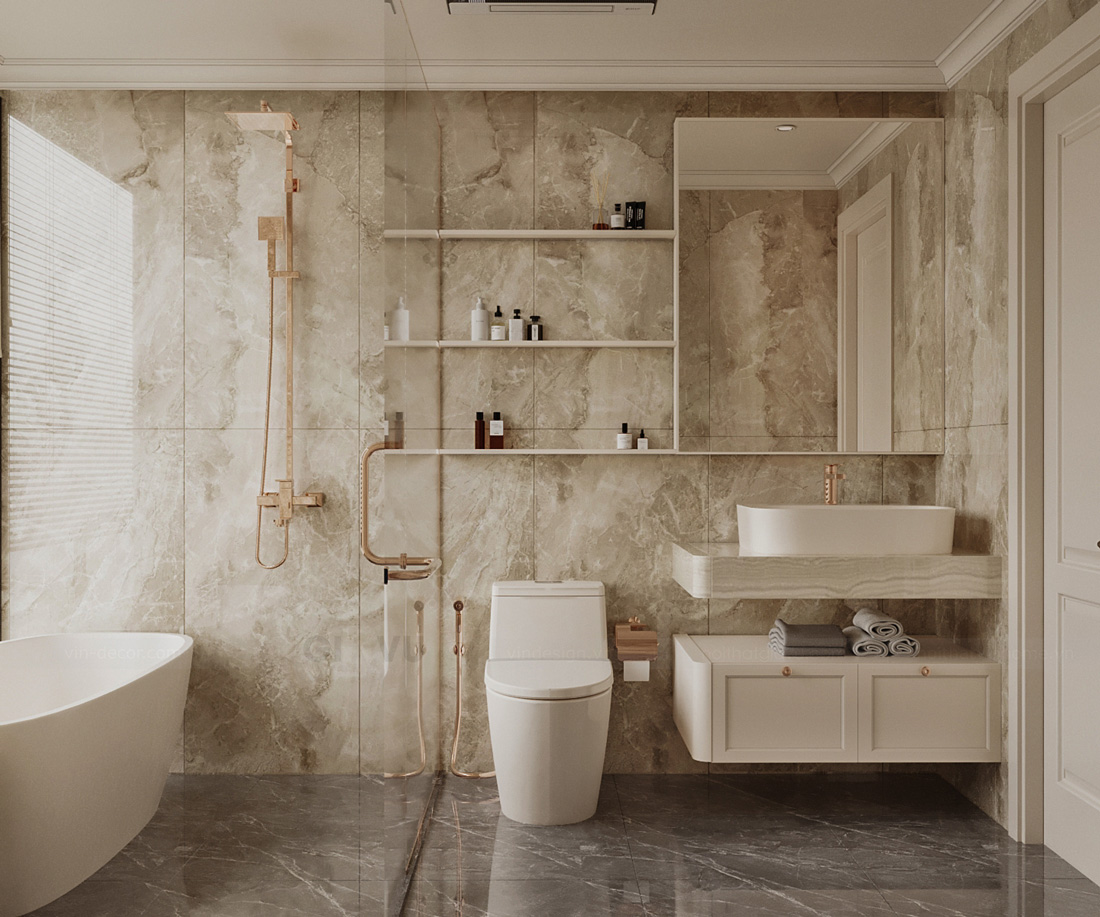 thiết kế nội thất biệt thự Legacy Hill nhà anh Hoàng 55