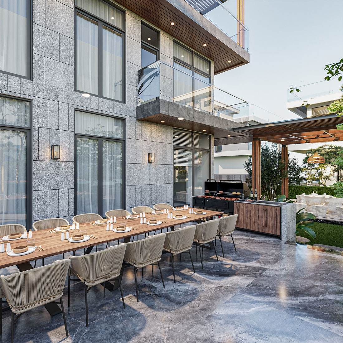 thiết kế nội thất biệt thự Legacy Hill nhà anh Hoàng 6