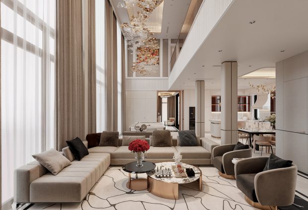 Thiết kế nội thất biệt thự Legacy Hill nhà anh Hoàng