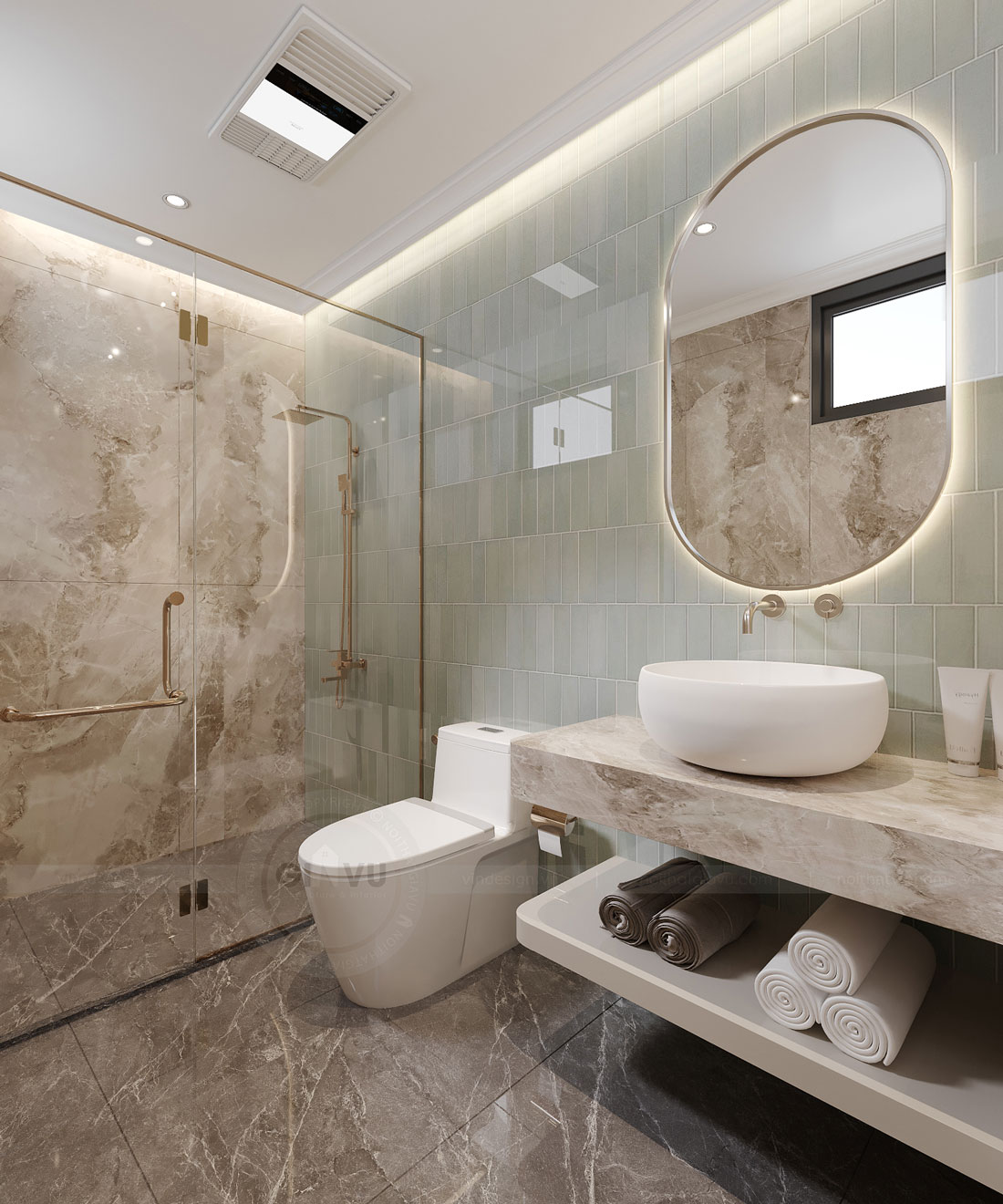 thiết kế nội thất biệt thự Legacy Hill nhà anh Hoàng 64