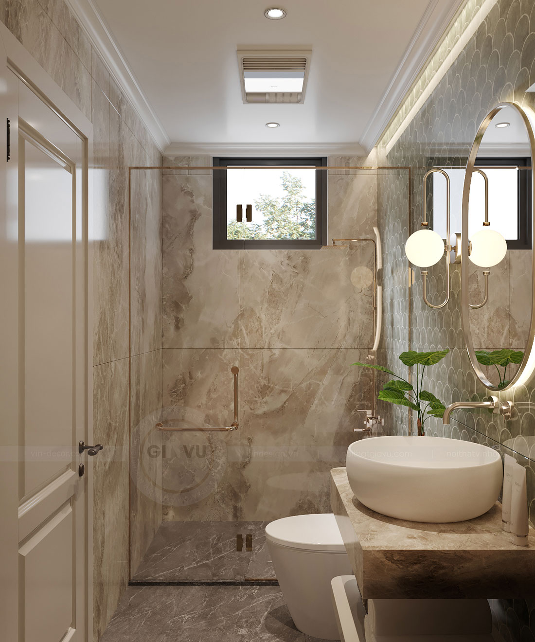 thiết kế nội thất biệt thự Legacy Hill nhà anh Hoàng 65