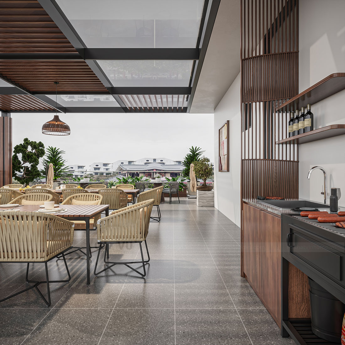 thiết kế nội thất biệt thự Legacy Hill nhà anh Hoàng 70