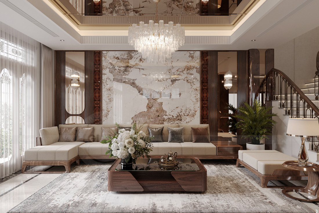 Thiết kế thi công biệt thự Hải Phòng - Nhà anh Khang 1