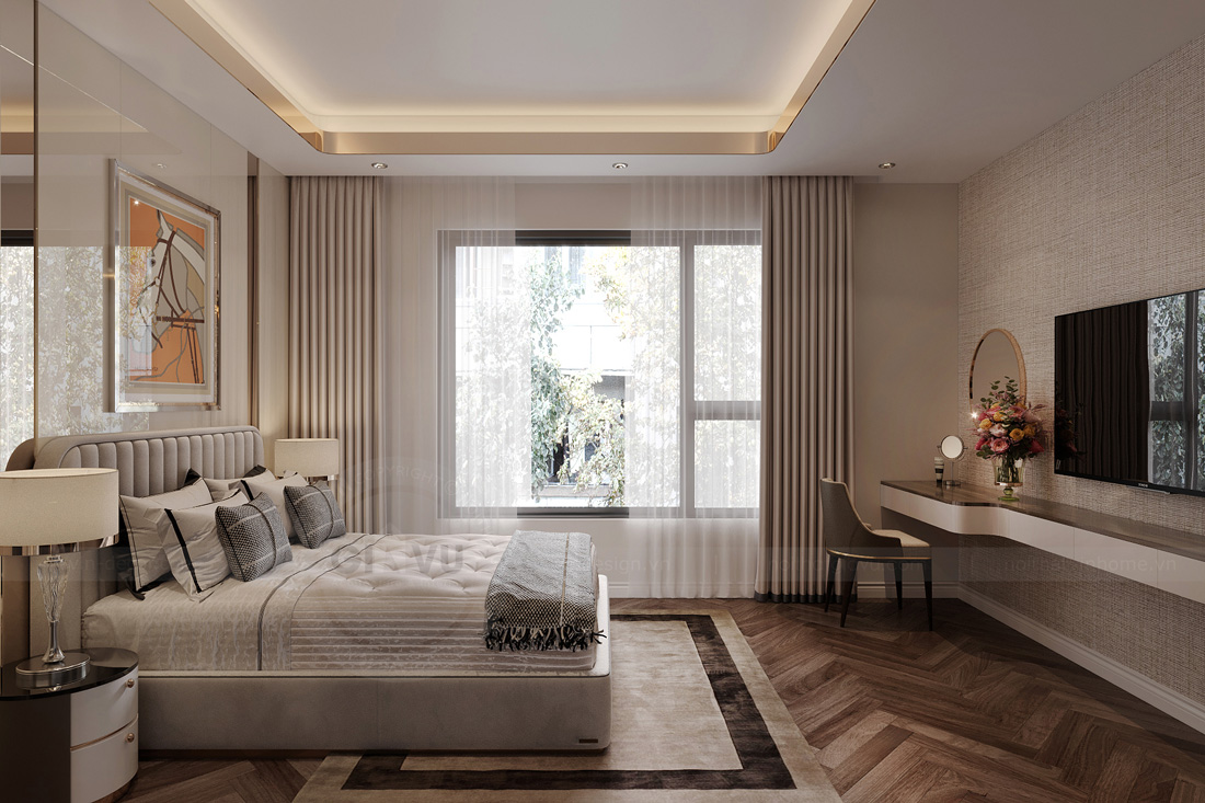 Thiết kế thi công biệt thự Hải Phòng - Nhà anh Khang 13