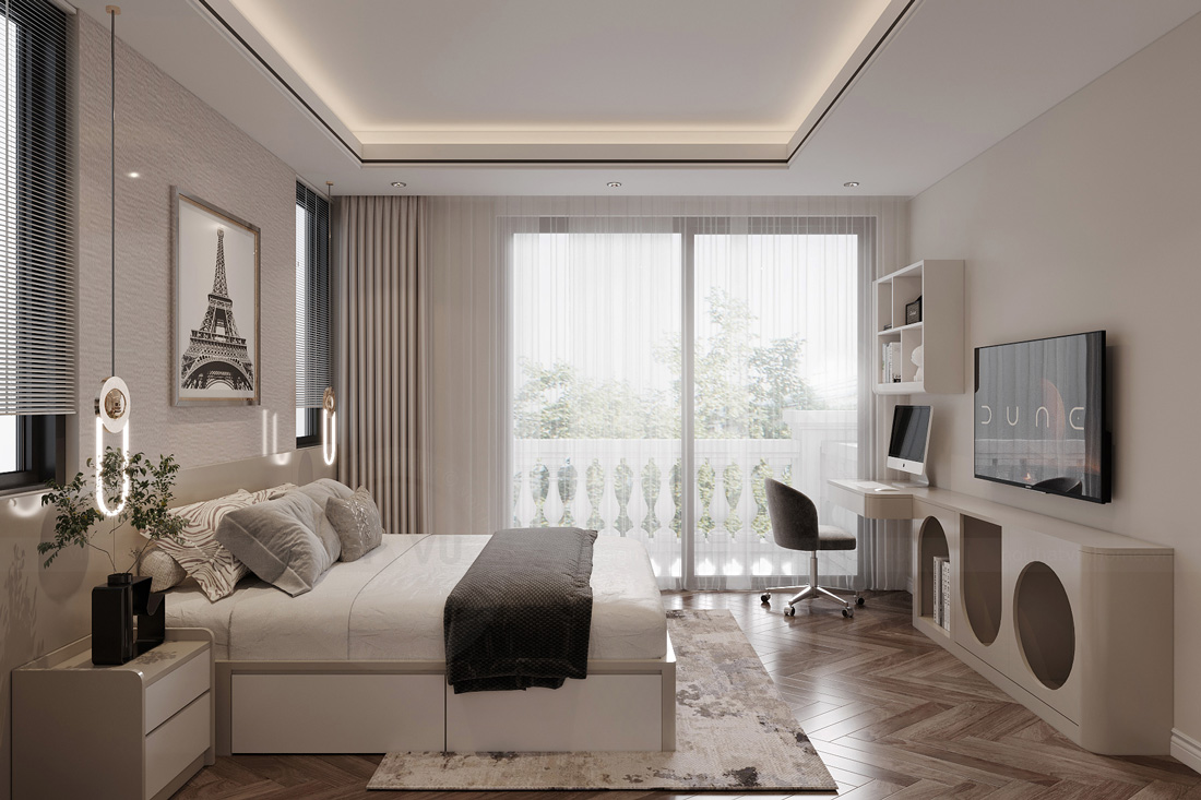 Thiết kế thi công biệt thự Hải Phòng - Nhà anh Khang 21