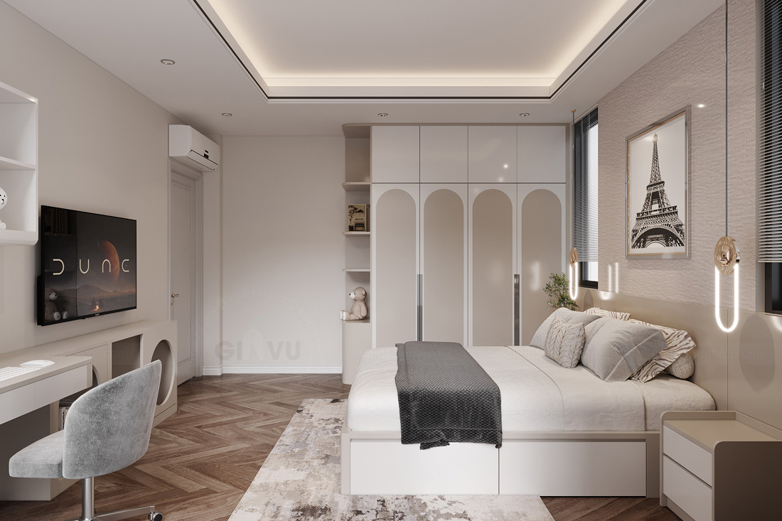 Thiết kế thi công biệt thự Hải Phòng - Nhà anh Khang 22