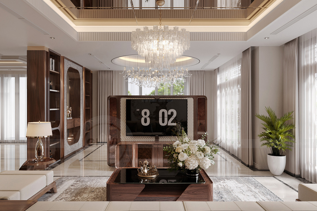 Thiết kế thi công biệt thự Hải Phòng - Nhà anh Khang 3