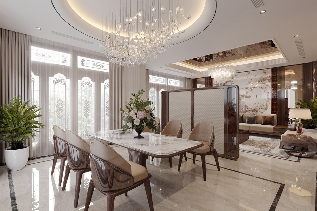 Thiết kế thi công biệt thự Hải Phòng - Nhà anh Khang 4