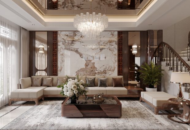 Thiết kế thi công biệt thự Hải Phòng – Nhà anh Khang